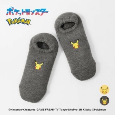 ポケモン ピカチュウ ハマグリパイル ルームソックス